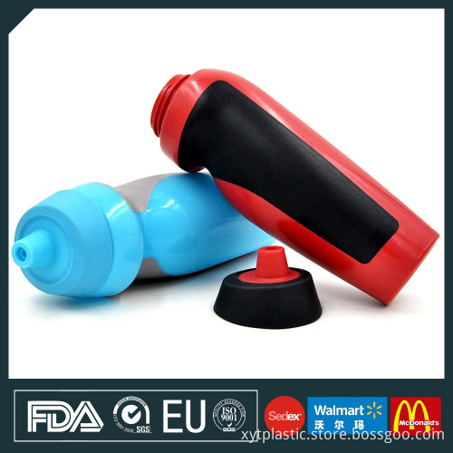 2 Color PE Material 700ml Cycling Plastic Sports Custom Printed Drink Bottles